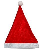 Колпак Деда Мороза Красный классический Колпак Деда Мороза Красный классический