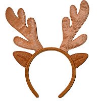 Роги Оленя з вухами (коричневі)