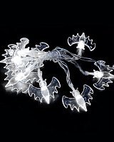 Гірлянда LED Кажани на батарейках (біла)