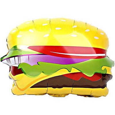 Шар фигура Гамбургер 43х53см