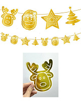 Гирлянда Новогодняя золотая 3м