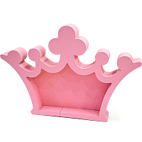 ||Декор Корона розовая (пенобокс)