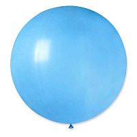 Воздушные шарики|Шары латексные|Круглые|Воздушный шар 27" светло-голубой