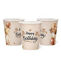 Стакани Happy Birthday Кульки 10 од