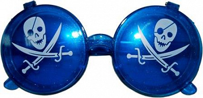 Окуляри Піратська вечірка (блакитні)