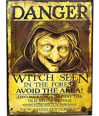 Баннер Ведьма Danger