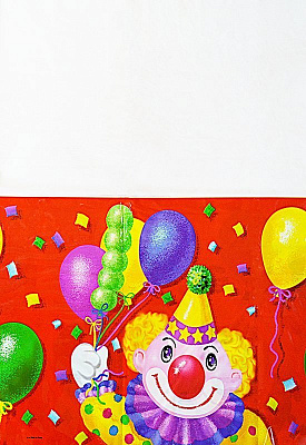 Скатертина Клоун з кульками