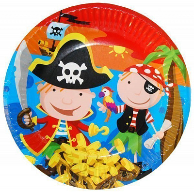 Тарелка Веселые пираты