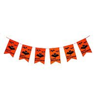 Гирлянда флажки Летучие мыши Happy Halloween Гирлянда флажки Летучие мыши Happy Halloween