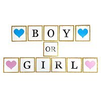 Гирлянда квадратики Boy or Girl Гирлянда квадратики Boy or Girl