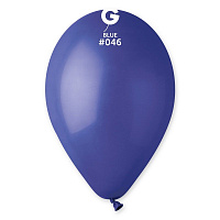 Воздушные шарики|Шары латексные|Пастель (матовые)|Воздушный шар пастель синий 12"