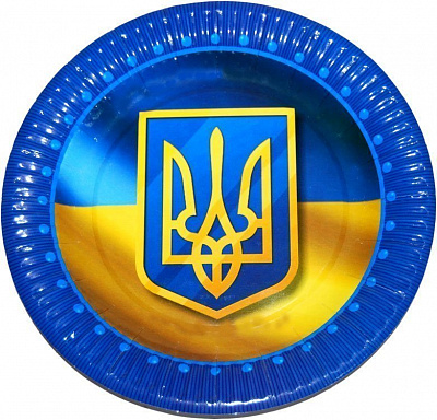 Тарелки праздничные Украина 6 шт