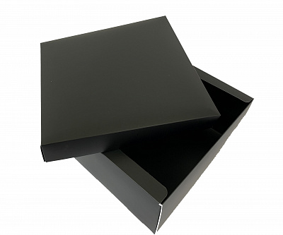 Коробка складная 28,5х28х15 см (черная)