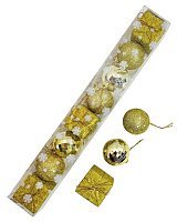 Набір Новорічних іграшок (золотих) 8 од