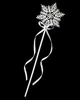 Палочка волшебная с снежинкой Палочка волшебная с снежинкой