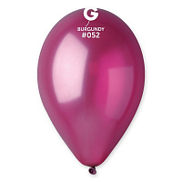 Воздушные шарики|Шары латексные|Металлик (блеск)|Воздушный шар металлик бургундия 12"