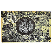 Товари для свята|Украшение помещений|Банери|Банер карта Пірат карибського моря