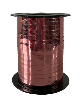 Стрічка метал рожеве золото 150 м