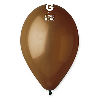 Тематические вечеринки|Викинги|Воздушный шар пастель коричневый 12"