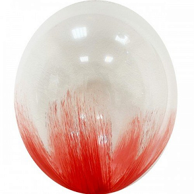 Повітряна кулька Браш червона 30 см