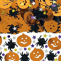 Свята |Декорации на Хэллоуин|Конфетті|Конфетті Гарбузи та павуки 70 г