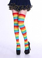 Чулки радужные