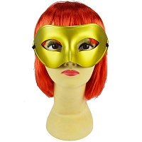 Товары для праздника|Маски карнавальные|Венецианские маски|Маска карнавальная Августина (золотая)
