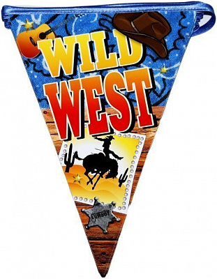 Вымпела праздничные Wild West