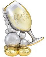 Стоячая фигура Бокал Cheers 104х129 см Стоячая фигура Бокал Cheers 104х129 см