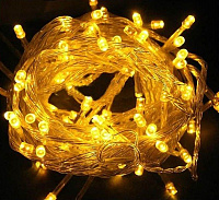 Товари для свята|Украшение помещений|Святкові новорічні гірлянди |Гірлянда 300 ламп Жовта
