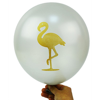 Воздушный шар Фламинго (ассорти) 12"