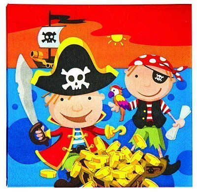 Салфетка Веселые пираты