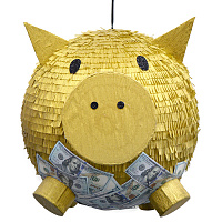 Пиньята Свинья копилка Hand Made