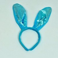 Вушка Кролика атласні (блакитні)