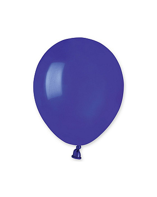 Воздушный шар пастель синий 5"