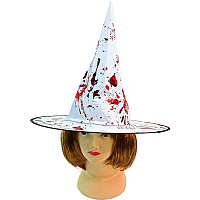 Товары для праздника|Карнавальные шляпы|Шляпа ведьмы|Колпак Ведьмы кровавый