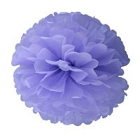 Помпон паперовий лавандовий