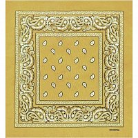 Бандана ковбойская темно-желтая Бандана ковбойская темно-желтая