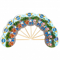 Шпажки для кексов Робокар Поли 10