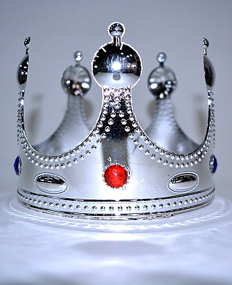 Корона детская Царь (серебряная)