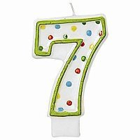 Свеча цифра 7 Свеча цифра 7