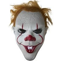 Маска Клоун Пеннивайз с волосами