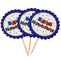 Пика для канапе ЗДН (синяя)