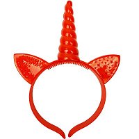 Обруч Единорога светящийся (красный)