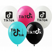Тематические вечеринки|Блогерская вечеринка|Воздушный шар 30 см Тик Ток
