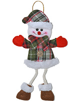 Новогодняя подвеска Снеговик