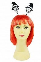 Обідок неон Баба Яга (білий)