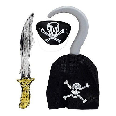 Набор пиратский с крюком и кинжалом