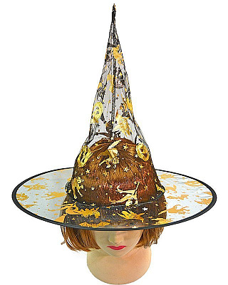 Шляпка Персонажи Хэллоуина (золото)