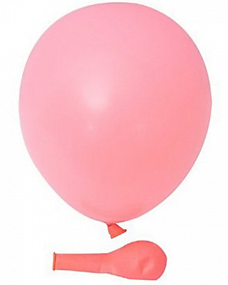 Воздушный шар макарун розовый 30см